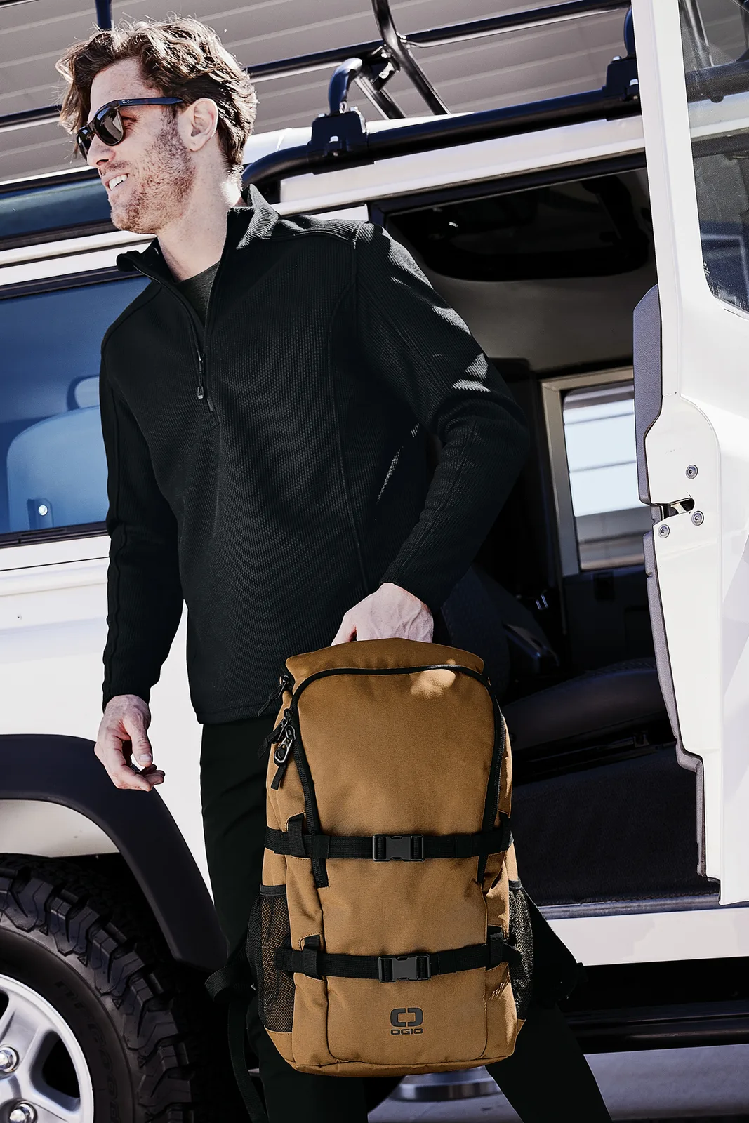 Custom OGIO Street Pack — lifestyle photo