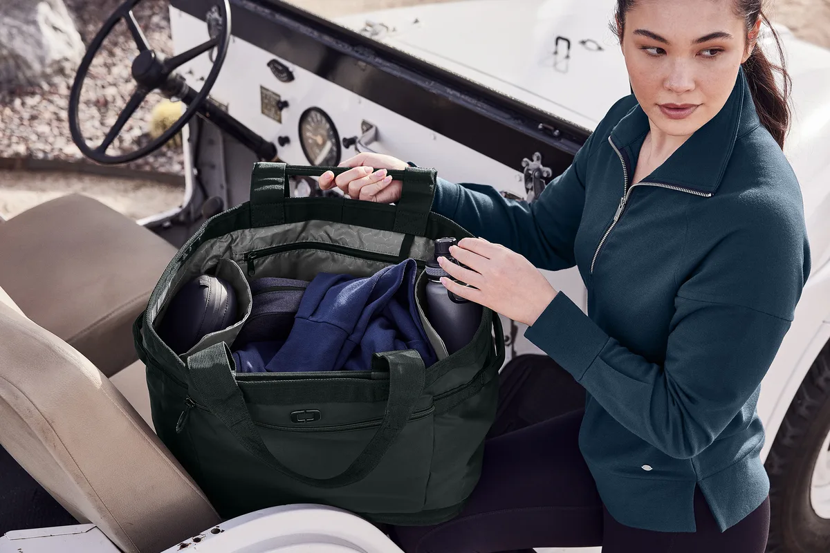 Custom OGIO Gear Tote — lifestyle photo