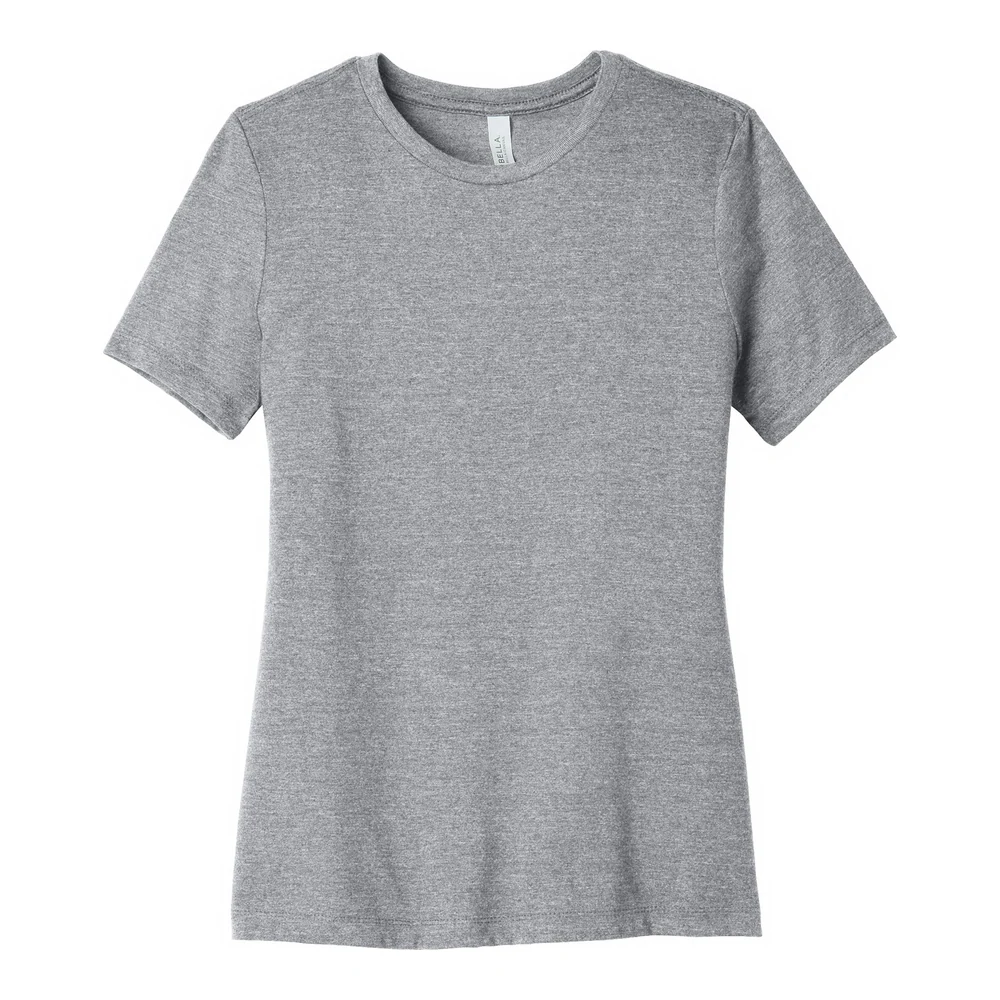 Athletic Heather BELLA+CANVAS Women's Relaxed CVC Tee style BC6400CVC, front view