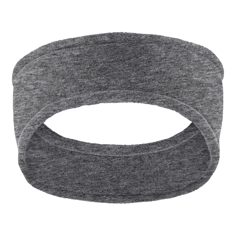 Midnight Heather Port Authority R-Tek Stretch Fleece Headband style C910, front view