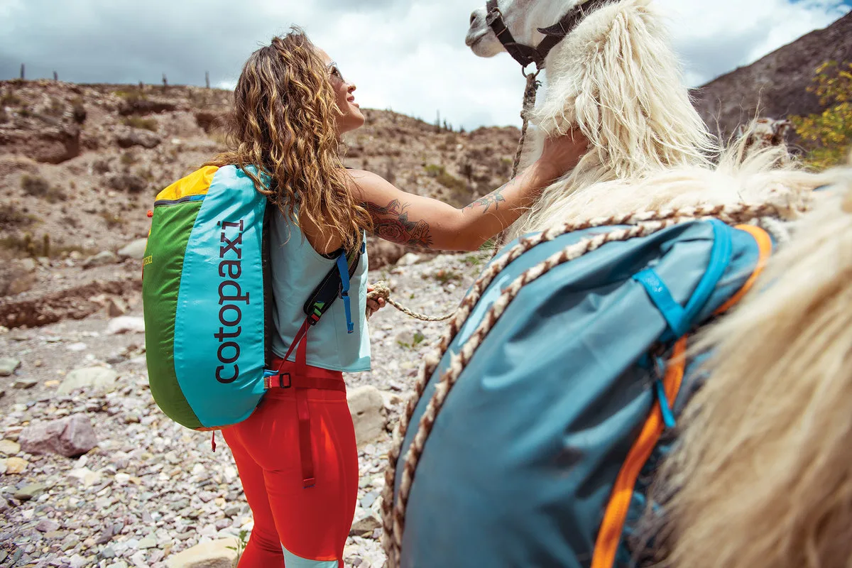 Custom Cotopaxi Luzon 18L Backpack — lifestyle photo