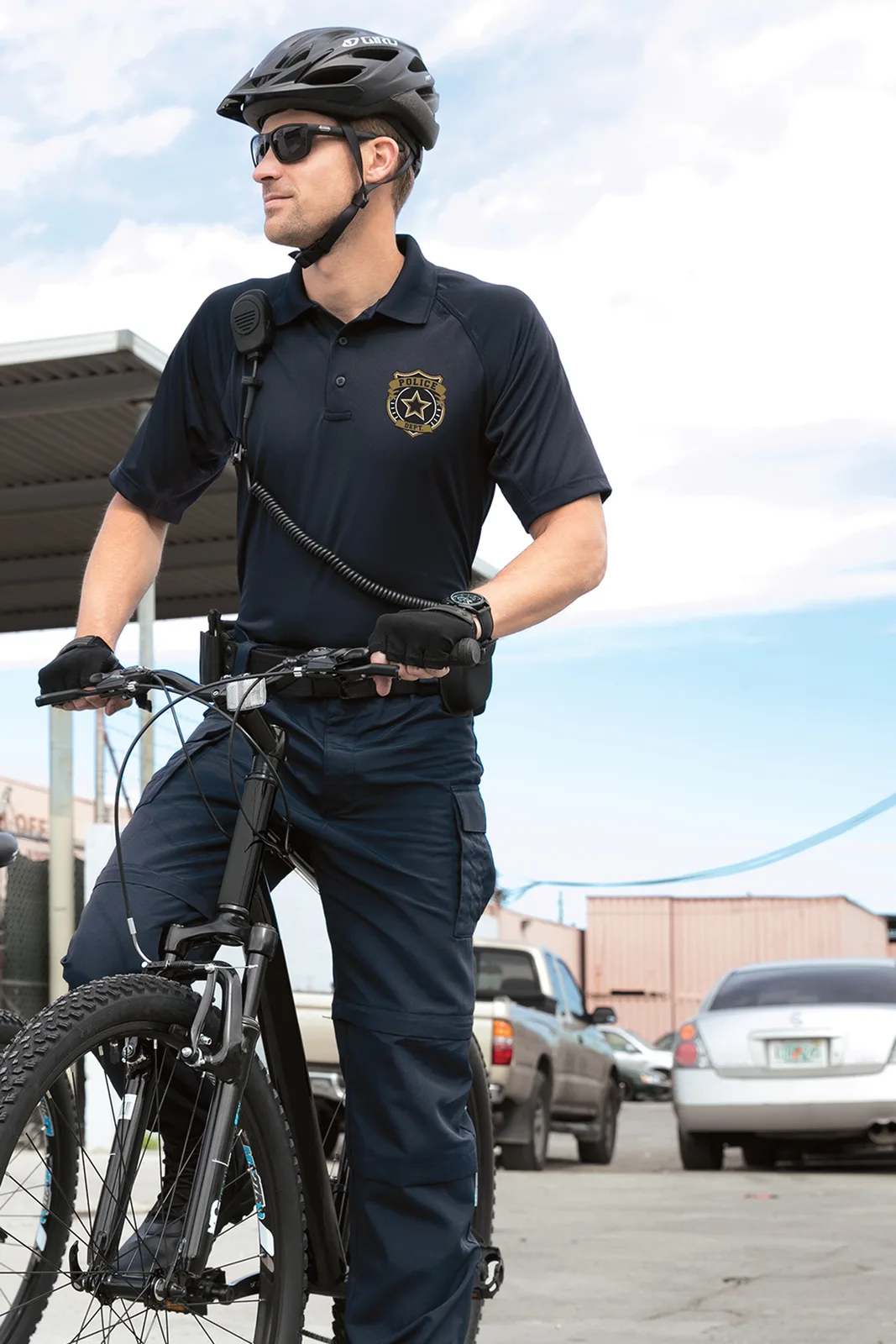 CornerStone - Select Snag-Proof Tactical Polo — Style CS410 in Dark Navy — manufacturer lifestyle photo