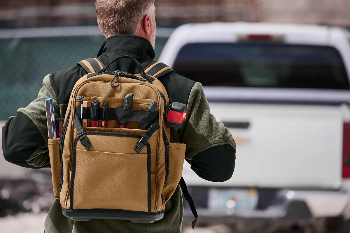 Custom CornerStone Utility Pro Molded Bottom Pack — lifestyle photo
