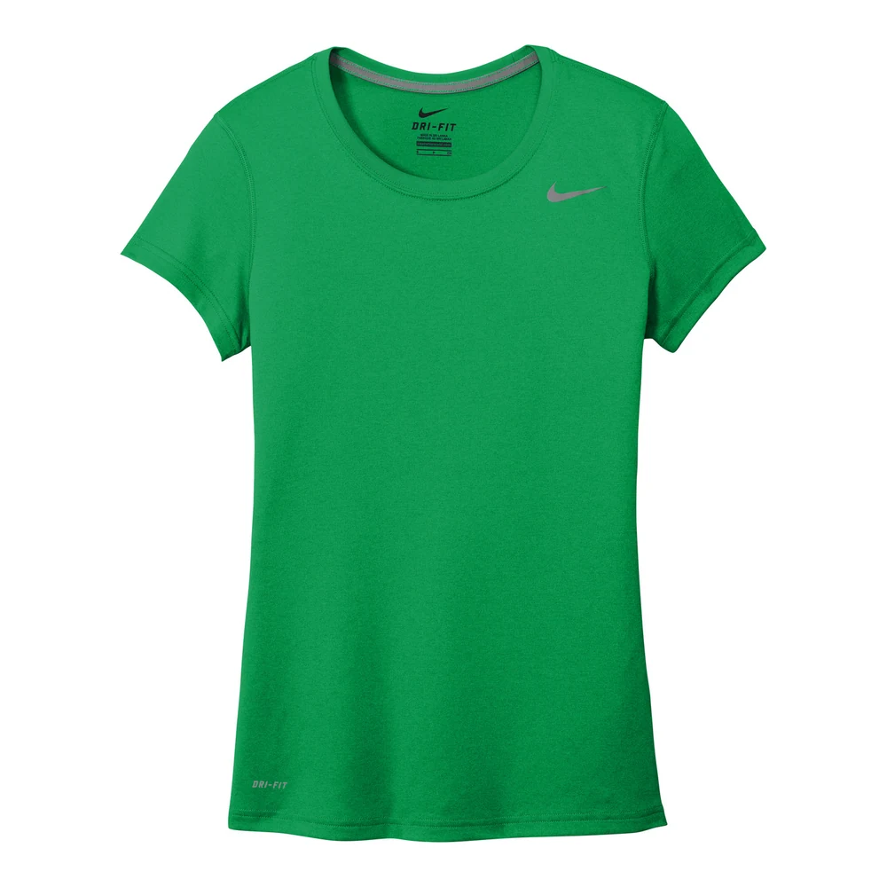 Apple Green Nike Women's Team rLegend Tee style DV7312, front view