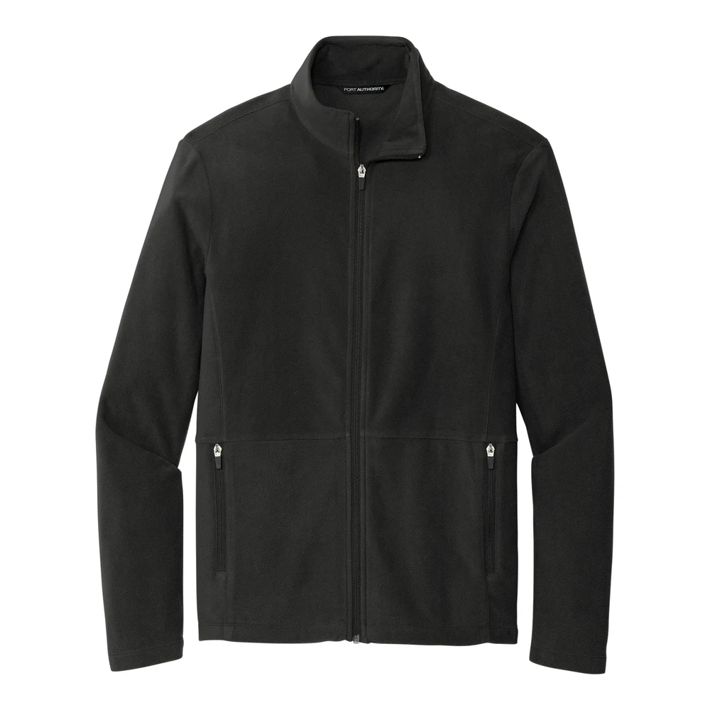 Black Port Authority Accord Microfleece Jacket style F151, front view