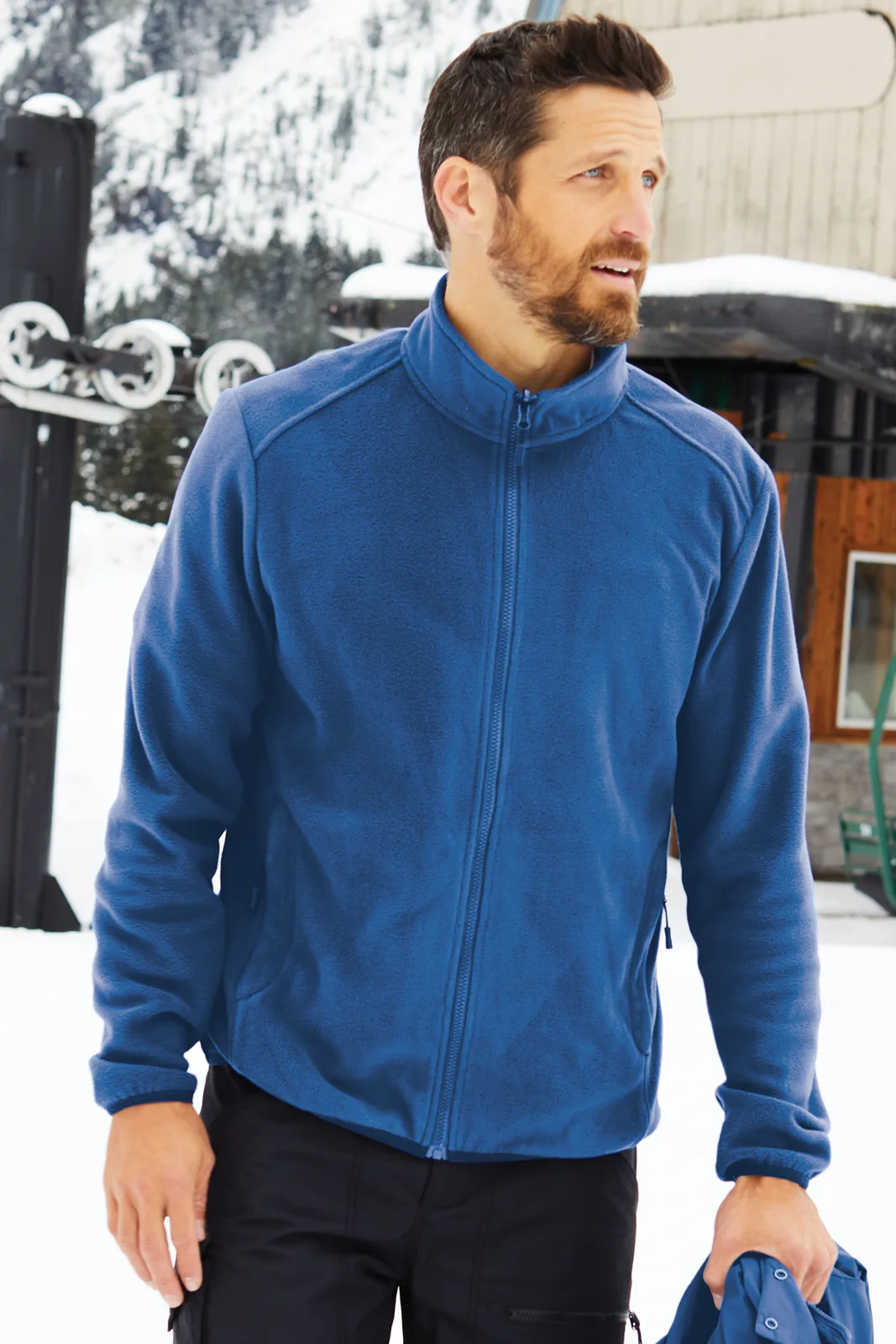 Port Authority All-Weather 3-in-1 Jacket — Style J123 in True Blue — manufacturer lifestyle photo