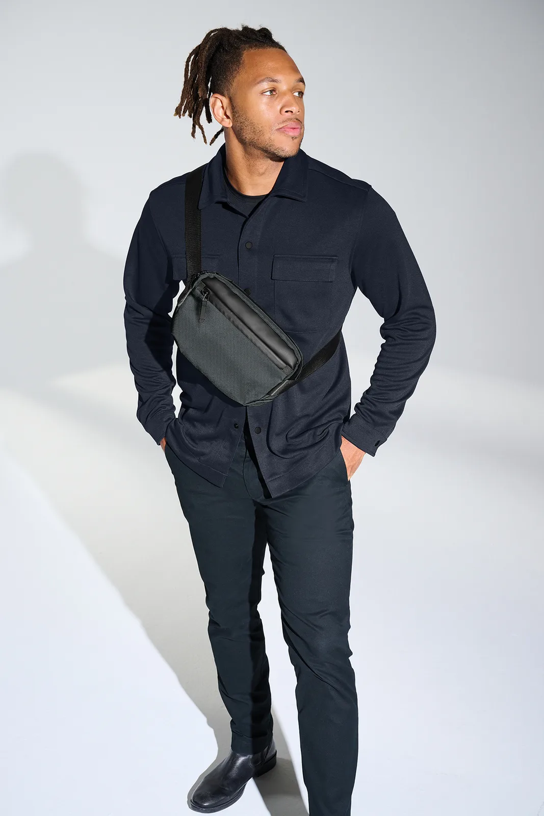 Custom Mercer+Mettle Crossbody Pack — lifestyle photo
