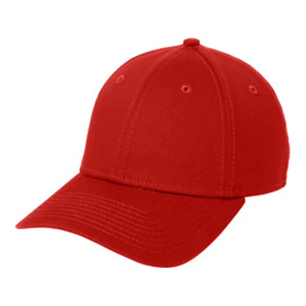 Scarlet Red New Era - Structured Stretch Cotton Cap style NE1000, front view