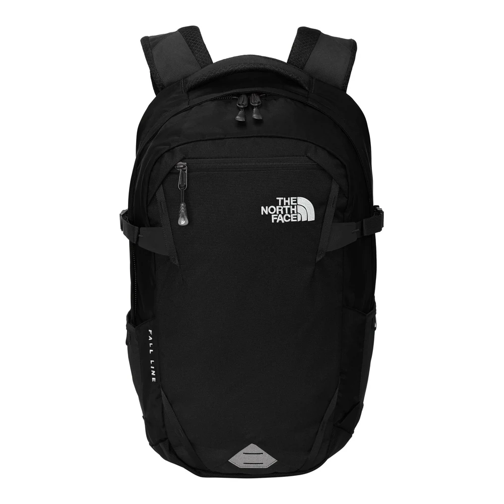 TNF Black The North Face Fall Line Backpack style NF0A3KX7, front view