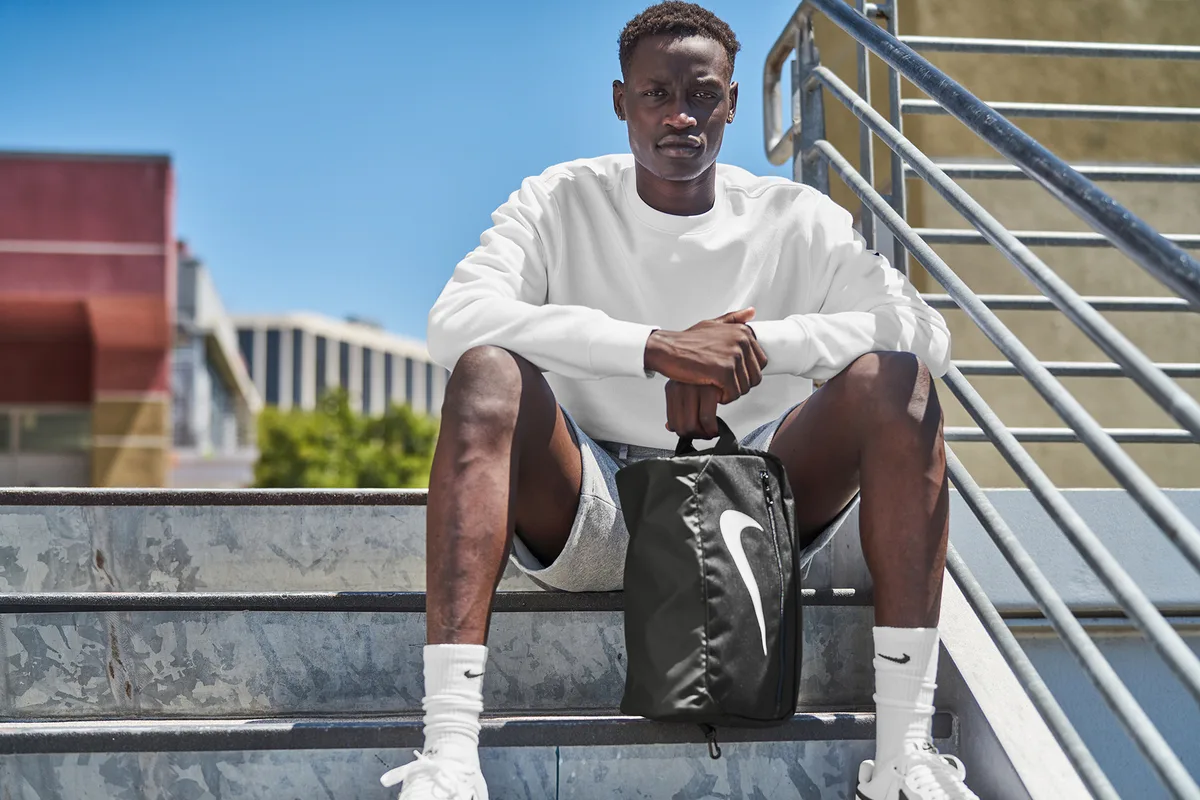 Custom Nike Brasilia Modular Tote — lifestyle photo