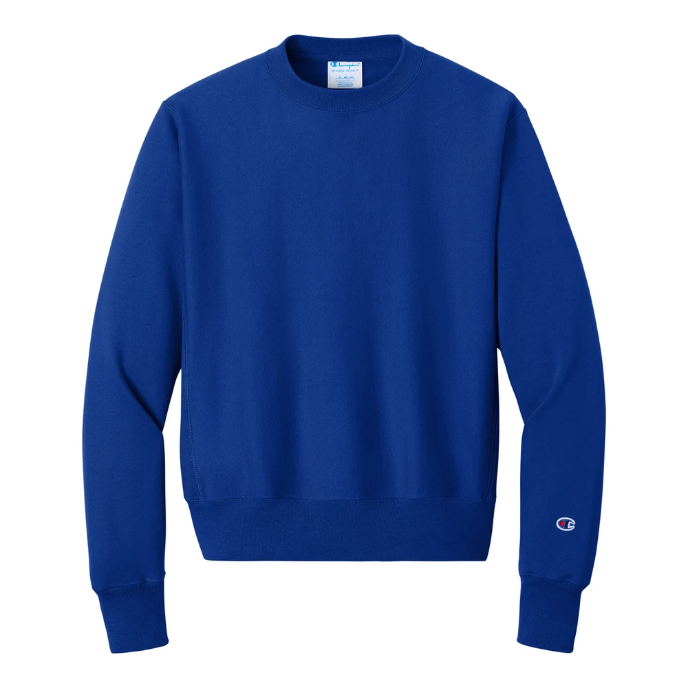 Athletic Royal Champion Reverse Weave Crewneck Sweatshirt style S149, front view