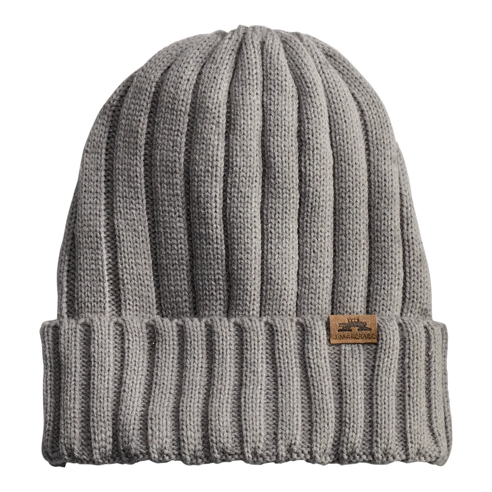 Alloy Gray LIMITED EDITION Spacecraft Throwback Beanie style SPC10, front view