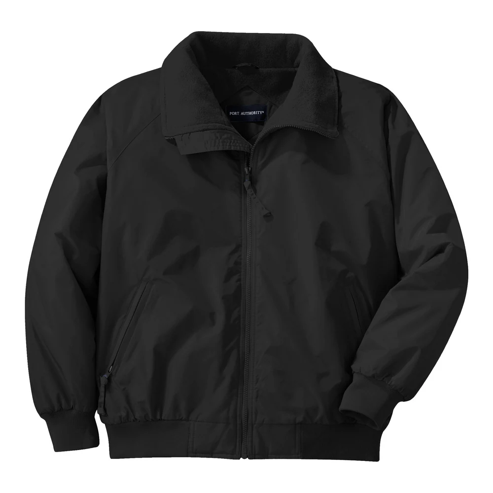 True Black/ True Black Port Authority Tall Challenger Jacket style TLJ754, front view