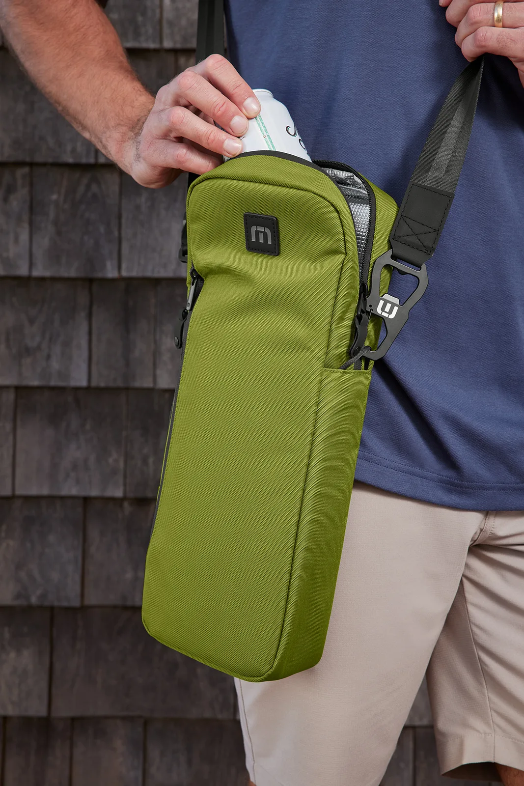 Custom TravisMathew Gimme Cooler — lifestyle photo