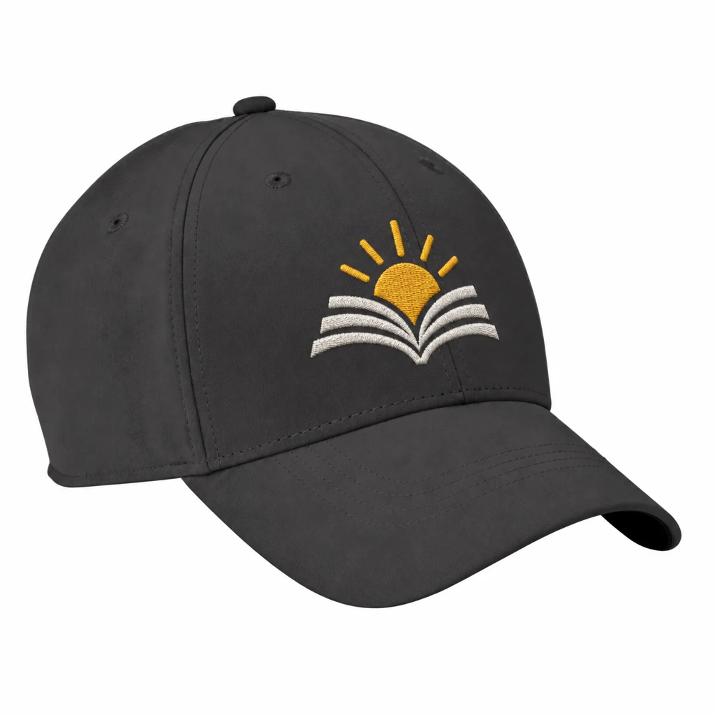 Nike Dri-FIT Legacy Cap — Style NKFB6447 embroidery flat in Anthracite
