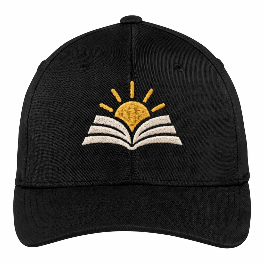 Sport-Tek Flexfit Performance Solid Cap — Style STC17 embroidery flat in Black
