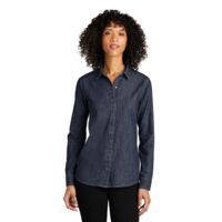Women's Long Sleeve Perfect Denim Shirt Thumbnail