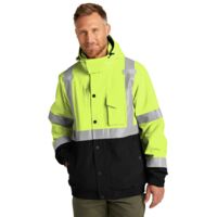 Ansi 107 Class 3 Waterproof Insulated Ripstop Bomber Jacket Thumbnail
