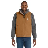 Sherpa Lined Mock Neck Vest Thumbnail