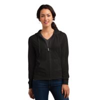 Women's Fitted Jersey Full Zip Hoodie Thumbnail