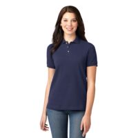 Women's Heavyweight Cotton Pique Polo Thumbnail