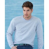 Unisex Ultra Cotton® Long Sleeve Pocket T-Shirt Thumbnail