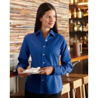 Women's Long Sleeve Stain Resistant Oxford Shirt Thumbnail