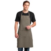 Easy Care Extra Long Bib Apron with Stain Release Thumbnail