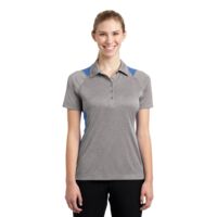 Women's Heather Colorblock Contender Polo Thumbnail