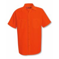 Men's Enhanced Visibility Short Sleeve Work Shirt Thumbnail