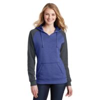 Women's Lightweight Fleece Raglan Hoodie Thumbnail
