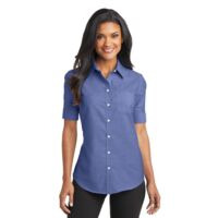 Women's Short Sleeve SuperPro Oxford Shirt Thumbnail