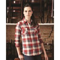 Women's Vintage Brushed Flannel Shirt Thumbnail
