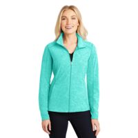 Women's Heather Microfleece Full Zip Jacket Thumbnail