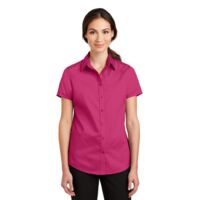 Women's Short Sleeve SuperPro Twill Shirt Thumbnail
