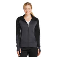 Women's Tech Fleece Colorblock Full Zip Hooded Jacket Thumbnail
