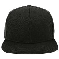 OTTO Cool Comfort Polyester Cool Mesh Square Flat Visor "OTTO SNAP" Six Panel Pro Style Snapback Hat Thumbnail