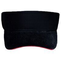 OTTO Brushed Bull Denim Sandwich Visor Sun Visor Thumbnail