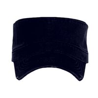OTTO Garment Washed Superior Cotton Twill Distressed Visor Military Cap Thumbnail