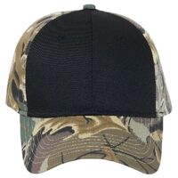 OTTO Camouflage Cotton Blend Twill Six Panel Low Profile Baseball Cap Thumbnail