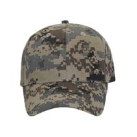 OTTO Digital Camouflage Cotton Blend Twill Six Panel Low Profile Baseball Cap Thumbnail