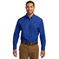 Long Sleeve Carefree Poplin Shirt Thumbnail