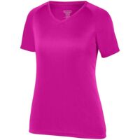 Girls' Attain Wicking V-Neck T-Shirt Thumbnail