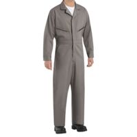 Men's Extended Sizes Zip-Front Cotton Coverall Thumbnail