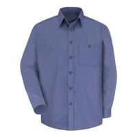 Men's Mini-Plaid Uniform Long Sleeve Shirt Thumbnail