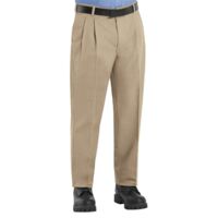 Men's Odd-Extended Sizes Pleated Twill Slacks Thumbnail
