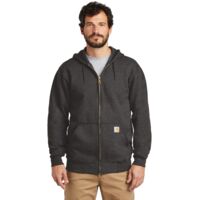 Midweight Hooded Zip Front Sweatshirt Thumbnail