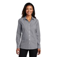 Women's Broadcloth Gingham Easy Care Shirt Thumbnail