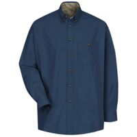 Men's Cotton Contrast Dress Shirt Thumbnail
