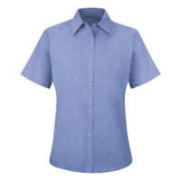 Women's Short Sleeve Specialized Pocketless Work Shirt Thumbnail